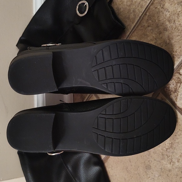 NWOT Tall Black Boots by Nautica - Picture 7 of 7